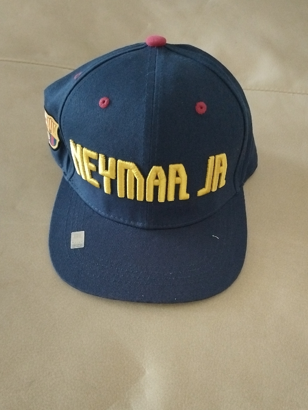Neymar Jr. Navy Baseball Cap with Yellow Embroidery BRAND NEW